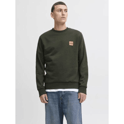 weiches Jack & Jones Herren Sweatshirt mit Baumwolle Grün