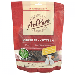 Ani-puro Knusper-Kutteln (Rinderpansen) 500 Gramm, Mindesthaltbarkeitsdatum 05-2027