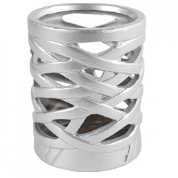 Countryfield Teelichthalter Redmon L silber 15 cm