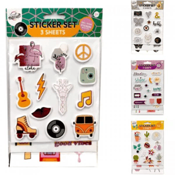 Craft Universe foam stickers 4 assorti set van 3