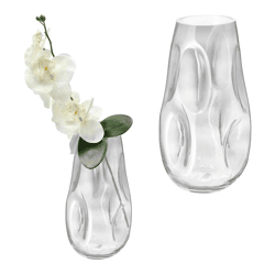 Glass vase, approx. 28cmH