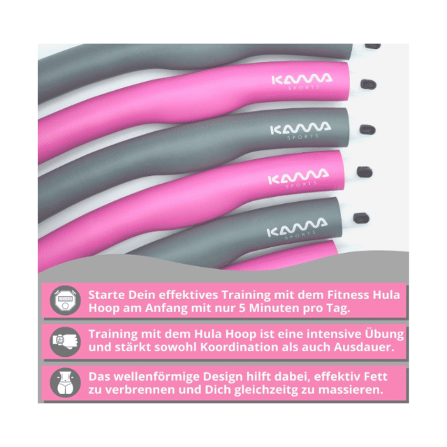 Hula Hoop Hullahup Fitness Gymnastik Reifen mit Tasche Sportreifen Zubehör Trainingsreifen Bauchtraining Restposten Mix