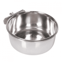 Karlie Stainless Steel Rodent Food Bowl, 980 ml