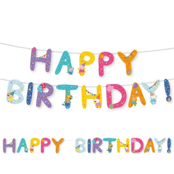 Peppa Pig - Partykette Happy Birthday - 3,2 m