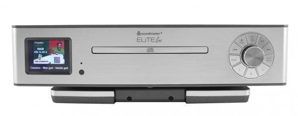 soundmaster Küchenunterbau Multi Media Center mit TV (25 cm – DVB-T2/C), DAB+/UKW-Radio, CD/MP3, USB, Bluetooth®