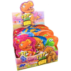 Funny Candy - Pop Lolly Dino Popping Candy - 16 g