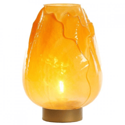 Light & Living table lamp Ginny LED on battery ochre yellow gold 27 cm