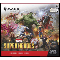 Magic the Gathering - Marvel Super Heroes Scene Box Display (4 Boxes) - EN