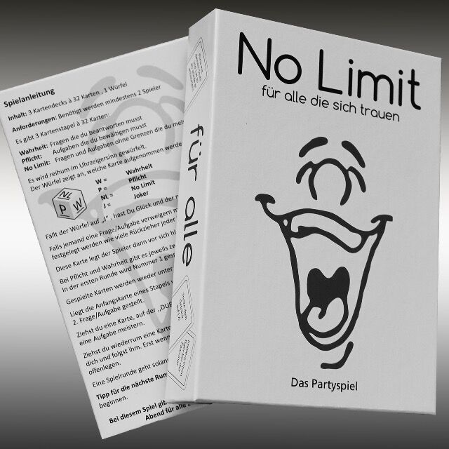 No Limit - für alle die sich trauen - das Partyspiel