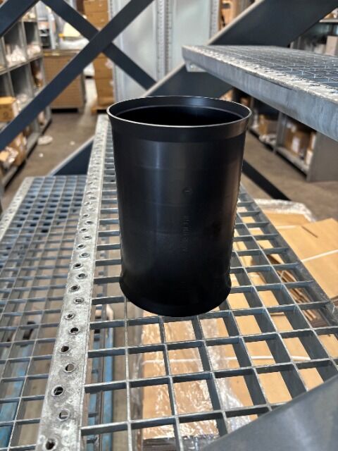 Sonderposten – 14.990 HDPE-Kunststoffdoppelsteckmuffen DN 110 (Neuware)