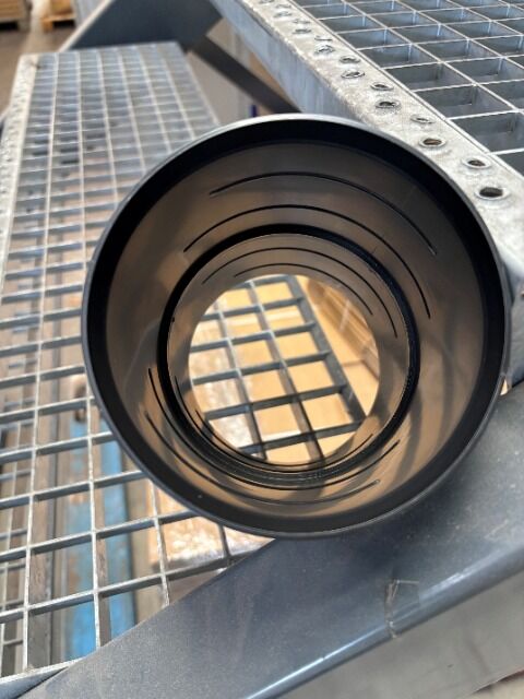 Sonderposten – 14.990 HDPE-Kunststoffdoppelsteckmuffen DN 110 (Neuware)