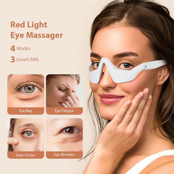 EyeGlow 2-in-1 EMS & Red Light Therapy Eye Care Glasses – High-Margin Beauty Tech