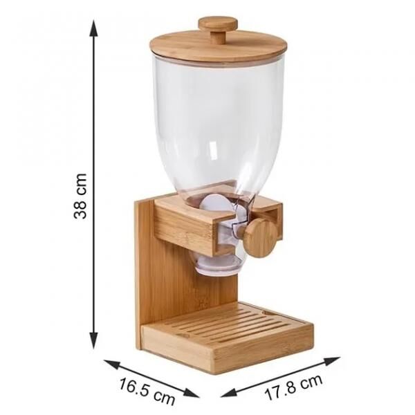 GreenGrain™ Bamboo eco Müslispender – das perfekte Küchenaccessoire