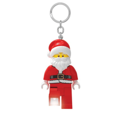 LEGO® Santa Claus Schlüsselanhänger mit Taschenlampe - 7,5 cm