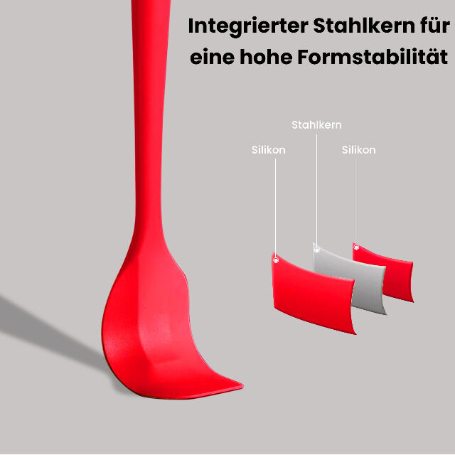 Teigschaber 28,5 cm 2 Stück