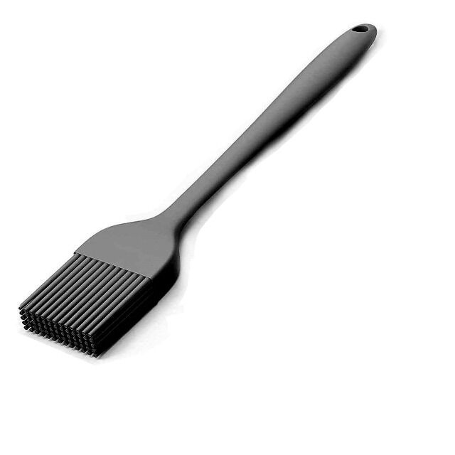 Backpinsel 3er-Set (1 Groß, 2 Klein) hitzebeständiger Silikonpinsel Grillpinsel Bratenpinsel zum Kochen BBQ - bis 200° 