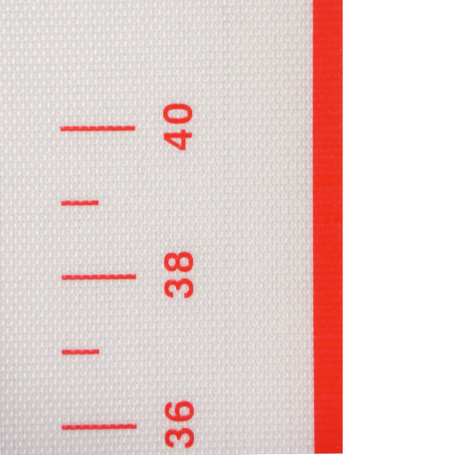 Backunterlage Silikonmatte (50 x 40 cm) Rollmatte Backmatte Teigmatte mit Skala 