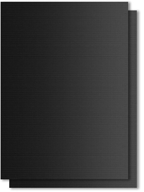 BBQGrillmatte 3er-Set (40 x 33 cm) Backofen Holzkohle Elektro Gas Wiederverwendbar Backmatte zuschneidbar 