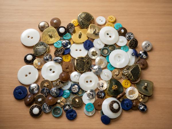 Knöpfe verschiedene Größen ,Farben und Designs 1000 Gramm