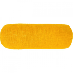 Tiseco bolster pillow Cotton Slub sunflower yellow 15 x 45 cm