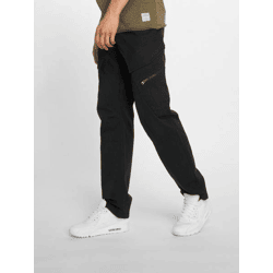 lässige Brandit Herren Jeans Slim Fit Stretch Kordelzug mit Baumwolle Schwarz