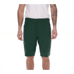 modische Herren Chino-Shorts Sommer-Bermuda aus Leinen Stoff-Shorts Große Größen 907519 Grün