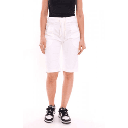 PLEASE Damen Sommer-Shorts kurze Hose mit seitlichen Eingrifftaschen 42032565 Weiß