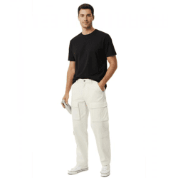 stylische Herren Cargo-Jeans 4 Pocket Style Freizeit-Hose mit vielen Taschen BR6016 Beige