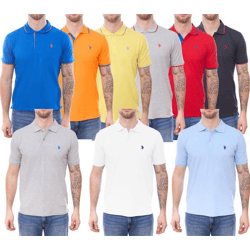 U.S. POLO ASSN. Herren Polo-Shirt Basic-Shirt Baumwoll-Shirt Kurzarm-Shirt in verschiedenen Modellen und Farben