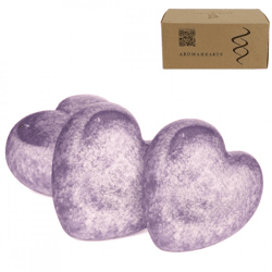 Bernsteinwürfel Lavendel 6,5 cm Satz von 3