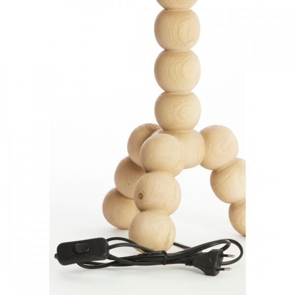 Light & Living Tischlampe Veglio mit EU-Stecker, naturfarben, 50 cm