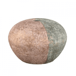 PTMD Chareece S Flower Pot, Cement Brown/Gray, 30 cm