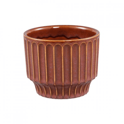 PTMD Hodor XS Flower Pot, Brown, 11 cm