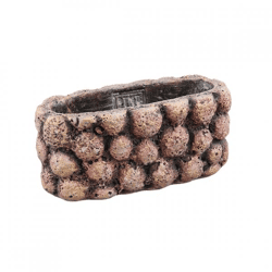 PTMD Blumentopf Gen S, oval, braun, 18 cm