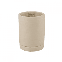 PTMD Blumentopf Vik XS, Zement, Taupe, 15 cm