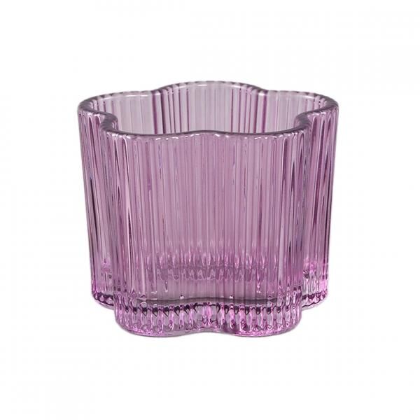 PTMD Teelichthalter Keelagh, violett, 7,5 cm