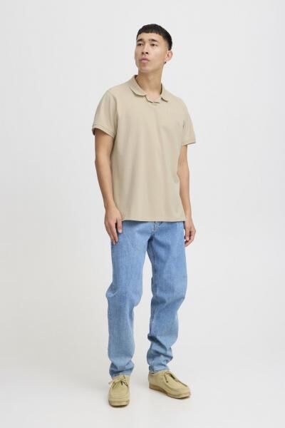 2er Pack klassisches BLEND Herren Poloshirt aus Baumwolle Shirt 20718074-204242 Beige/Braun