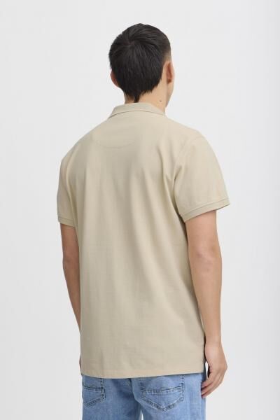 2er Pack klassisches BLEND Herren Poloshirt aus Baumwolle Shirt 20718074-204242 Beige/Braun