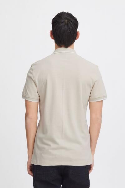 2er Pack klassisches BLEND Herren Poloshirt aus Baumwolle Shirt 20718756-204977 Grau/Beige