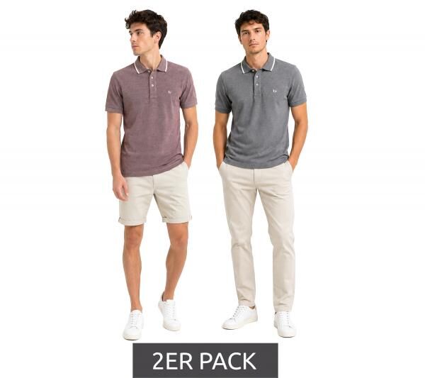 2-Pack Classic BLEND Men's Cotton Polo Shirt 20718756-204978 Multicolor