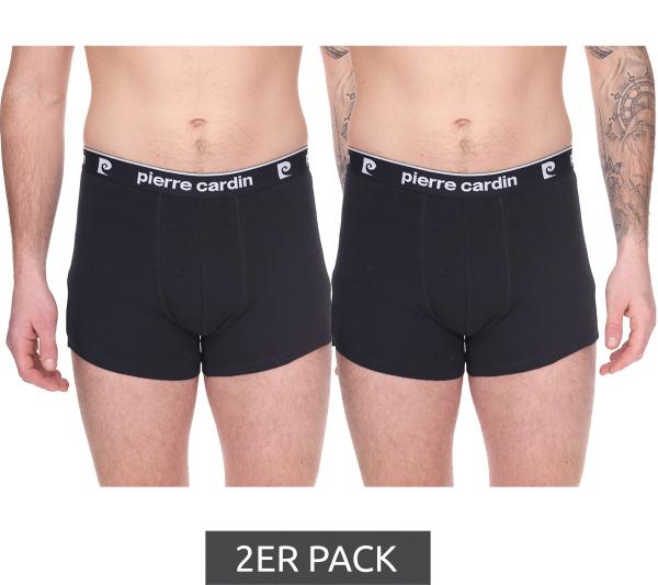 2er Pack Pierre Cardin Herren Baumwoll-Boxershorts Unterw&auml;sche R808 6990 Schwarz