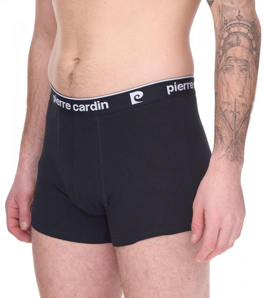 2er Pack Pierre Cardin Herren Baumwoll-Boxershorts Unterw&auml;sche R808 6990 Schwarz