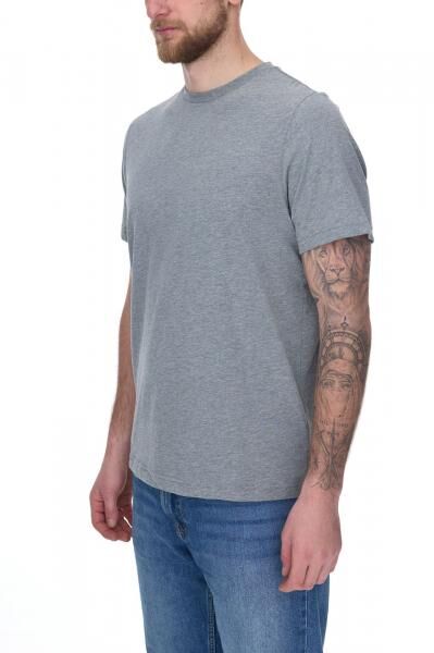 2er Pack PUMA Herren T-Shirts Baumwoll-Shirt Rundhals-Shirts Basic-Shirt 683509 01 Grau