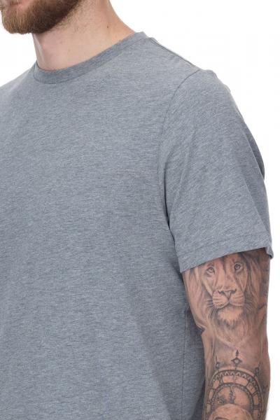 2er Pack PUMA Herren T-Shirts Baumwoll-Shirt Rundhals-Shirts Basic-Shirt 683509 01 Grau
