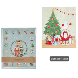 Adventskalender zum Selbstbefüllen, 2/s, ca. 31x37,5cm