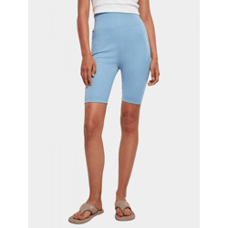 bequeme Urban Classics Damen Shorts Stretch 270 g/m² mit Baumwolle Blau