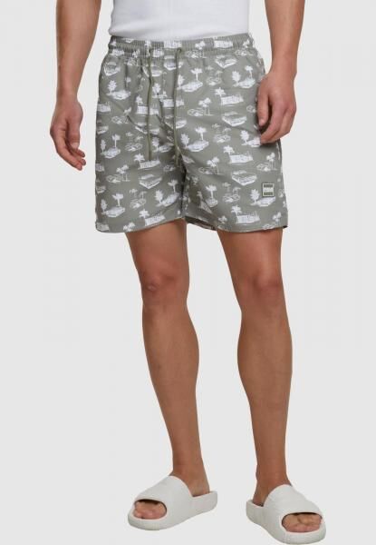 bequeme Urban Classics Herren Shorts 100 g/m&sup2; Kahki