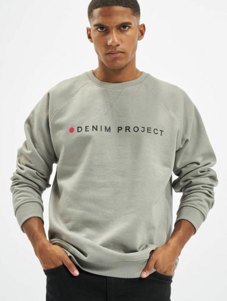 bequemes Denim Project Herren Sweatshirt Rippstrick Denim mit Baumwolle Gr&uuml;n