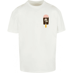 bequemes Merchcode Herren T-Shirt Oversize 240 g/m² mit Baumwolle Weiß