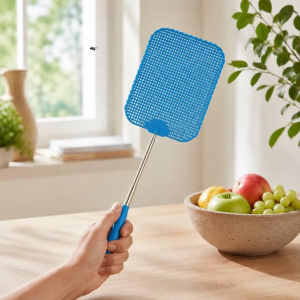 Deluxa Garden Teleskop-Fliegenklatsche 35-76 cm 4 Stück sortiert